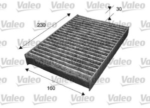 Filtr kabinowy z węglem aktywnym VALEO 715538 CUK2945
