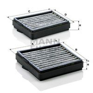 Filtr kabinowy MANN-FILTER CUK20000-2 CUK200002