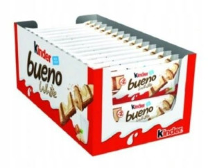 30x39g FERRERO KINDER BUENO White batony KARTON
