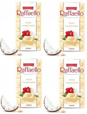 4x90g FERRERO Raffaello czekolada biała