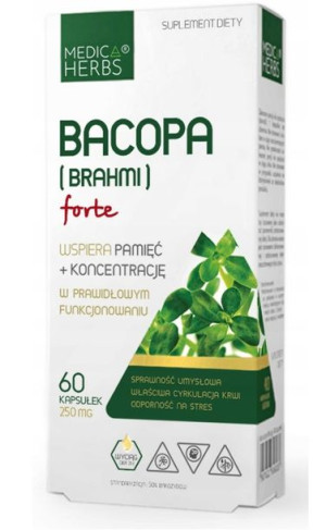 Medica Herbs bacopa brahmi forte 250 mg 60 kap