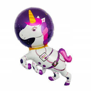 Balon Jednorożec kosmos UNICORN 96x78 cm na hel