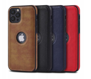 Etui obudowa do iPhone twarde case skórzane
