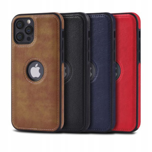 Etui obudowa do iPhone 12 Pro Max twarde skórzane