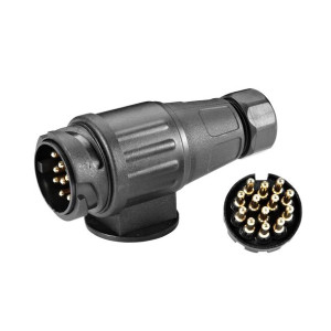 Wtyczka przyczepy tworzywo 13-pin, 12/24V