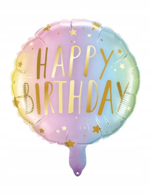 Balon Urodzinowy happy birthday 45 cm