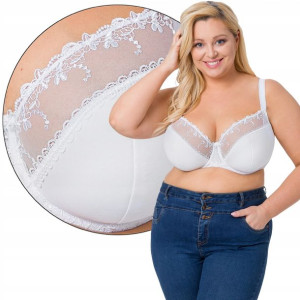 AVA biustonosz MAXI AV-1030 SEMI-SOFT biały 90I