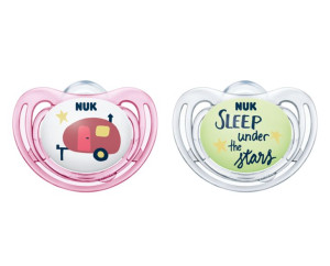 NUK Smoczek 6-18m HELLO ADVENTURE silikonowy 2szt