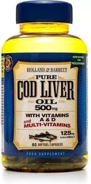 Cod Liver Oil 500 mg (60 kaps.)