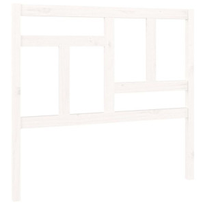 Wezgłowie łóżka, białe, 105,5x4x100 cm, lite drewno sosnowe