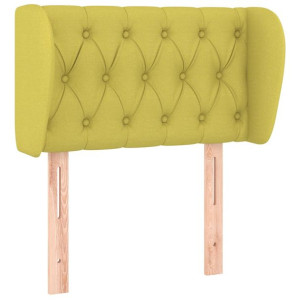 Zagłówek uszak, zielony, 83x23x78/88 cm, tkanina