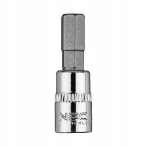 Końcówka sześciokątna H7 na nasadce 1/4", krótka 37mm NEO TOOLS 10-314