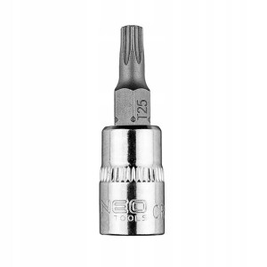 Końcówka TORX TX25 na nasadce 1/4", krótka 37mm NEO TOOLS 10-325