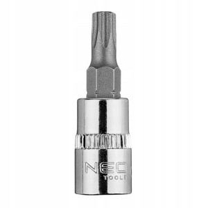 Końcówka TORX TX27 na nasadce 1/4", krótka 37mm NEO TOOLS 10-326