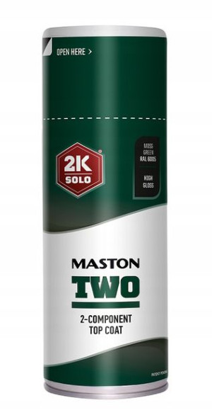 MASTON Lakier 2K połysk super twardy -zielony 6005