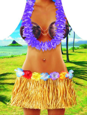 Sexi Fartuszek Fartuch Kuchenny Hawaii F15