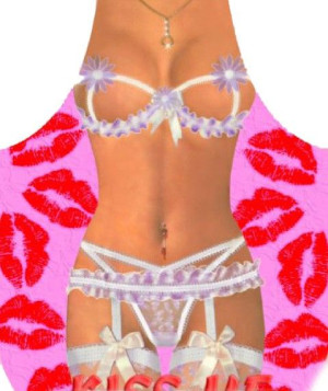 Sexi Fartuszek Kuchenny Kiss Me Całusy F14