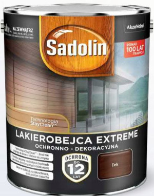 Lakierobejca EXTREME 0.75L Biała Sadolin