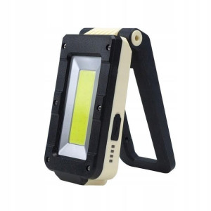 Latarka Robocza Składana 3W Led + Cob Warsztatowa