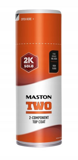 MASTON Lakier 2K połysk super twardy - orange 2004