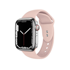 Pasek Crong Liquid Apple Watch 4/5/6/7/SE/8/Ultra 44/45/49mm (piaskowy róż)