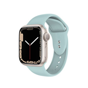 Pasek Crong Liquid Apple Watch 4/5/6/7/SE/8/Ultra 44/45/49mm (miętowy)