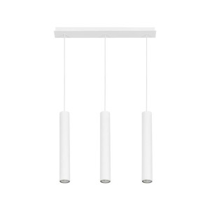 Lampa wisząca żyrandol LED Nowodvorski EYE 6481 stal, biały