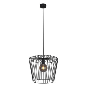 Lampa wisząca nowoczesna czarna druciana Kaja SOUL K-4641