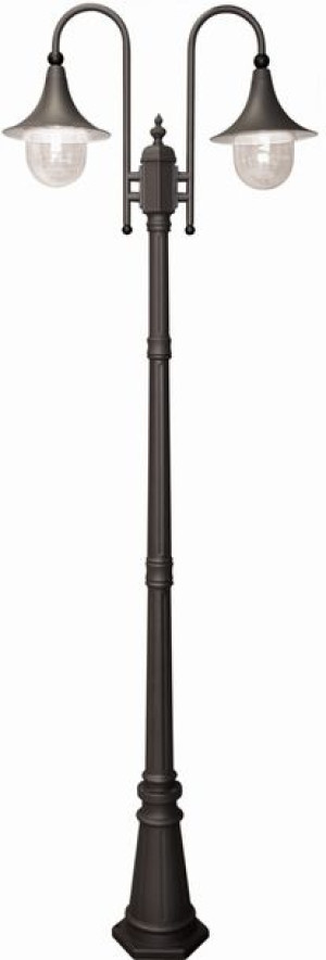 Lampa ogrodowa stojąca latarnia czarna Kaja BOSTON K-8132 CZARNY