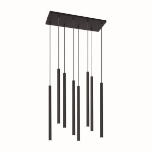 Lampa wisząca nowoczesna czarna tuba Kaja GELATO  K-4863