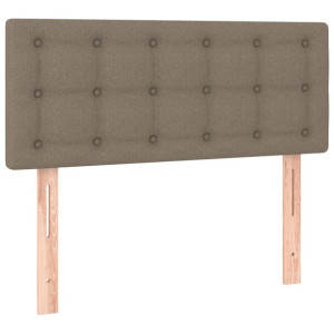 Zagłówek do łóżka, taupe, 80x5x78/88 cm, tkanina
