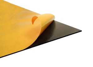 Mikroguma EPDM ROLGUM VF120 1 mm czarna samoprzylepna