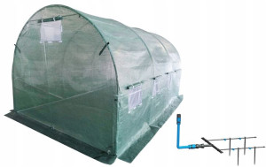 Tunel Foliowy 2,5x4m + 34 Pkt System Nawadniania