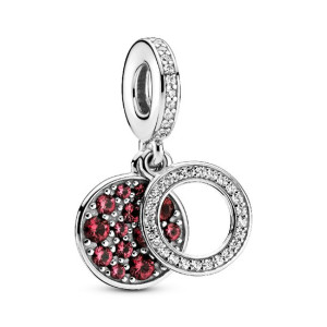 Charms do Pandora - CZERWONE PAVE