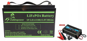 Zestaw Akumulator Lifepo4 100ah Ładowarka Ups