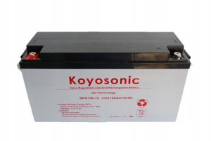 Akumulator Żelowy Koyosonic 150ah Silnik Łodka