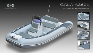 Ponton Łódź Rib Atlantis Gala A360l Aluminium