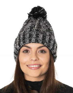Ciepła Czapka Zimowa Damska Beanie z Pomponem D5-3