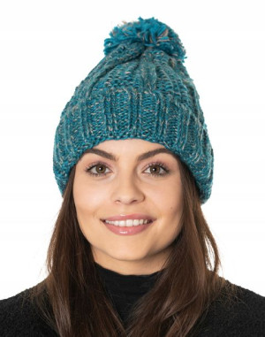 Ciepła Czapka Zimowa Damska Beanie z Pomponem D5-4