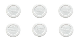 Zestaw Wieczek WECK Plastikowe średnica 60 mm 5 sztuk