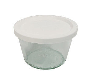 Zestaw Słoików 370 ml śr 100 mm 6 sztuk + Plastikowe wieka