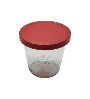 Zestaw Słoików 580 ml śr 100 mm 6 szt + Silikonowe wieka