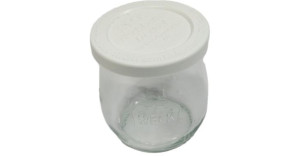 Zestaw Słoików Pojemność 220 ml śr 60 mm 12 szt + Plastikowe wieka