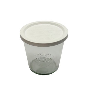 Zestaw Słoików Pojemność 160 ml śr 60 mm 12 szt + Plastikowe wieka