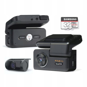 Rejestrator FineVu GX300 2.5K+FHD WiFi GPS radary
