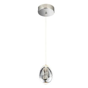 Lampa wisząca Italux Huelto LED nowoczesna chrom  PND-22112132-1A-CR