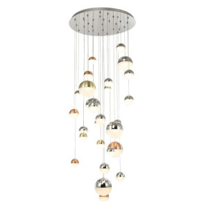 Lampa wisząca Italux Mocado LED nowoczesna złota  PND-13112146-27A-CHPN
