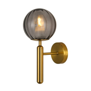 Kinkiet lampa Italux Ravena LED nowoczesny mosiądz WL-2324-1 BRO+SG