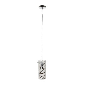 Lampa wisząca Italux Halo LED nowoczesna chrom MDM1850-1