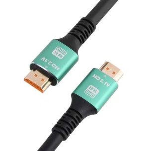 Kabel HDMI-HDMI v2.1 PREMIUM ULTRA High Speed 8K 120Hz/60Hz 1,5m ETHERNET